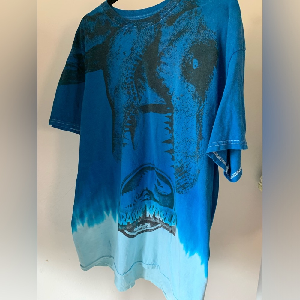 Blue Jurassic World Graphic T-Shirt